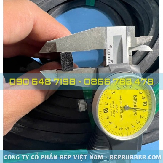 Rectangular sponge Rubber gasket 6x10 Rectangular sponge Rubber gasket 6x10