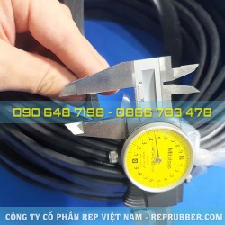 Rectangular foam rubber gasket 4x16.5