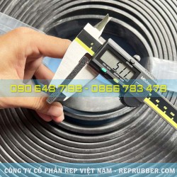 Rectangular foam rubber gasket 5x50