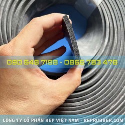 Rectangular foam rubber gasket 5x50