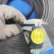 Rectangular foam rubber gasket 6x15