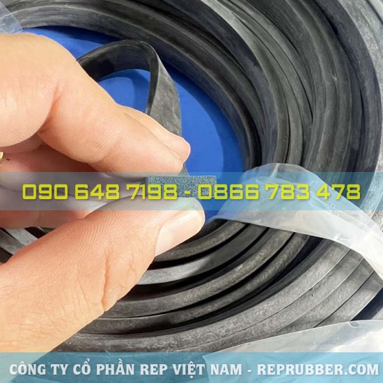 Rectangular foam rubber gasket 6x16 Rectangular foam rubber gasket 6x16