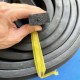 Rectangular foam rubber gasket 15x30