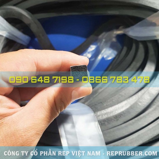 Square foam rubber gasket 10x10