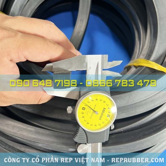 Square foam rubber gasket 15x15