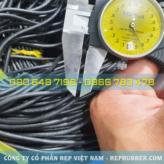 Foam rubber gasket Ø3.2