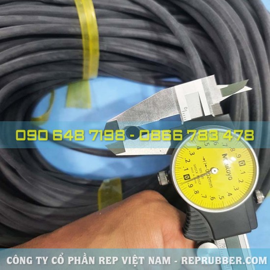 Foam rubber gasket Ø6