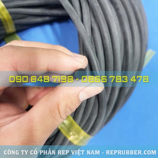 Foam rubber gasket Ø6