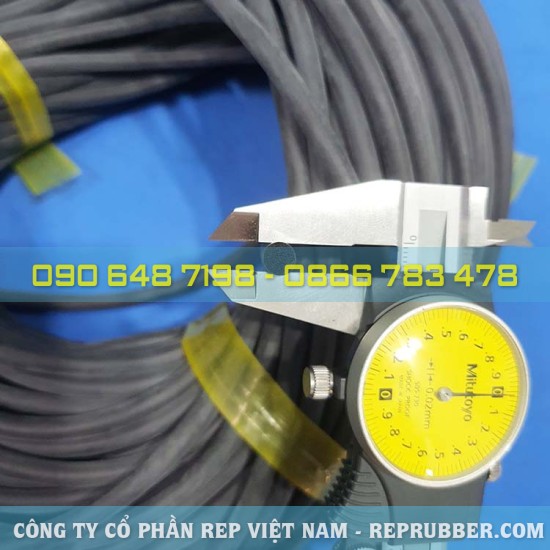 Foam rubber gasket Ø6