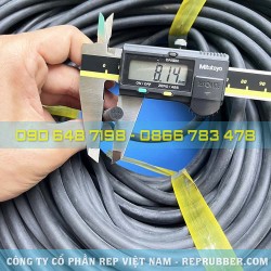 Foam rubber gasket Ø8