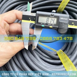 Foam rubber gasket Ø8