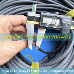 Elastic round foam rubber gasket