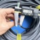Elastic round foam rubber gasket