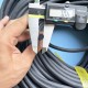 Elastic round foam rubber gasket