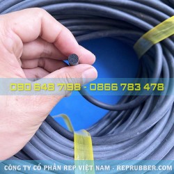 Elastic round foam rubber gasket