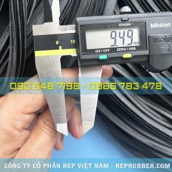 Elastic EPDM foam gasket 9.5x8x4
