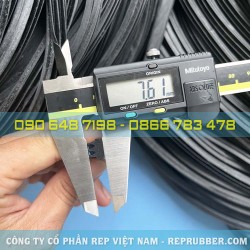Elastic EPDM foam gasket 9.5x8x4