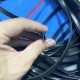 EPDM U-shaped rubber gasket 4x10x1, slot 2 mm