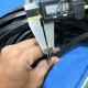 EPDM U-shaped rubber gasket 5x10x1.5, slot 2 mm EPDM U-shaped rubber gasket 5x10x1.5, slot 2 mm