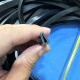 EPDM U-shaped rubber gasket 5x10x1.5, slot 2 mm EPDM U-shaped rubber gasket 5x10x1.5, slot 2 mm