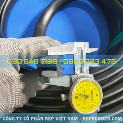 Standard U-shaped rubber gasket 23x23x9, slot 9 mm