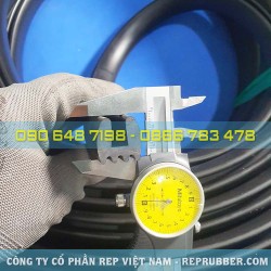 Standard U-shaped rubber gasket 23x23x9, slot 9 mm