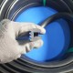 Standard U-shaped rubber gasket 23x23x9, slot 9 mm