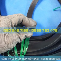 EPDM U-shaped rubber gasket 20x13x5, slot 3 mm
