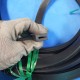 EPDM U-shaped rubber gasket 20x13x5, slot 3 mm