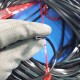 EPDM U-shaped rubber gasket 4x6x1, slot 2 mm