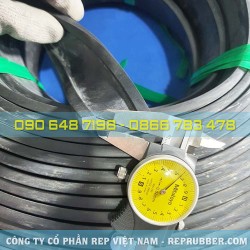 NBR U-shaped rubber gasket 40x7x3, slot 46 mm