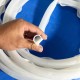 White silicone E-shaped gasket 20x22x2 – Heat resistant and flexible