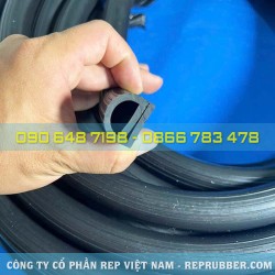 EPDM rubber gasket E-shape 25x20x3 – In stock, same-day De