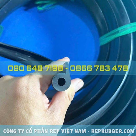 EPDM P-Shaped rubber gasket 28x18x3 – High elasticity and tight Sealing