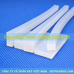 Custom fabrication of square and rectangular white silicone gaskets