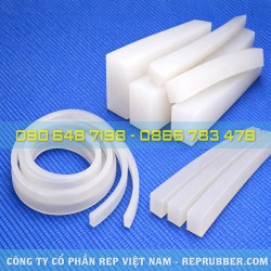 Custom fabrication of square and rectangular white silicone gaskets
