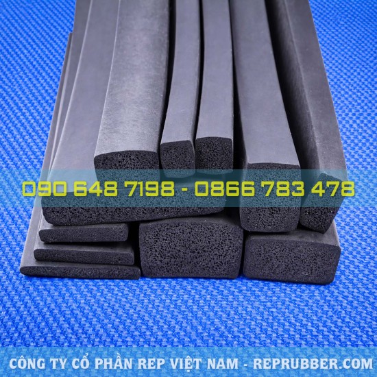 Square & rectangular foam rubber gaskets – Durable, soundproof