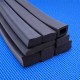 Rectangular foam rubber gaskets for the mechanical and construction industries
