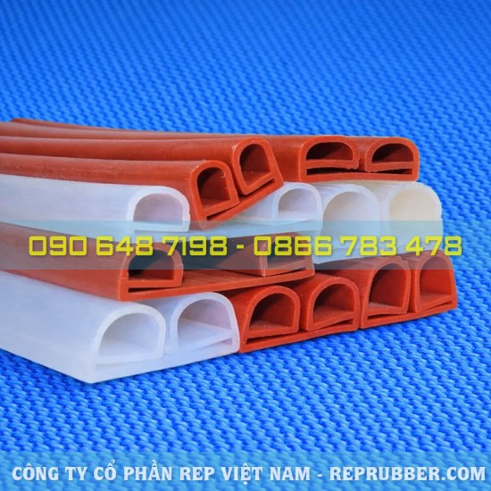 Heat-resistant E-shaped silicone gaskets – Durable sealing for technical equipment