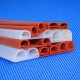 Heat-resistant E-shaped silicone gaskets – Durable sealing for technical equipment