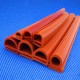 Heat-resistant E-shaped silicone gaskets – Durable sealing for technical equipment
