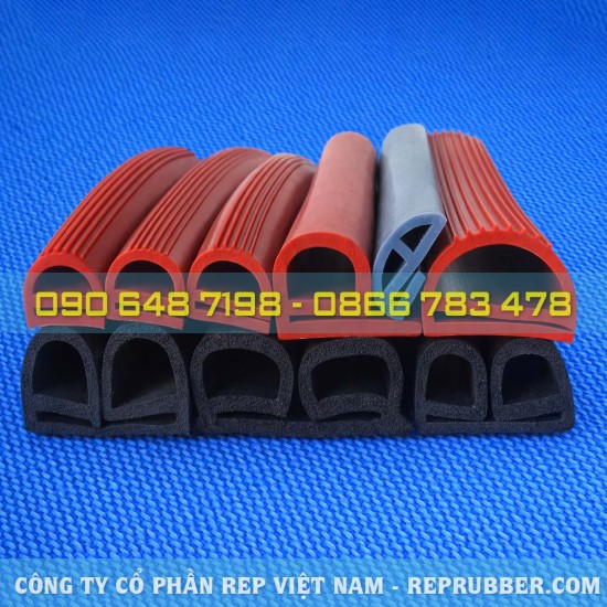 Heat-resistant E-shaped silicone gaskets – Durable sealing for technical equipment