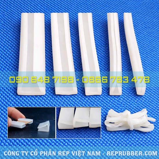 U-Shaped silicone gasket – Secure edge grip & effective sealing