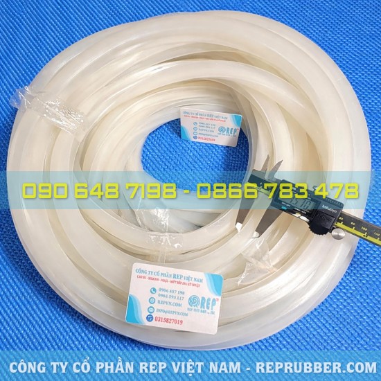 Transparent white silicone U & V shape gaskets – Heat jointed, high temperature resistance