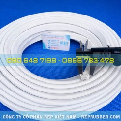 White U-shaped rubber gasket – Flexible sealing & easy installation