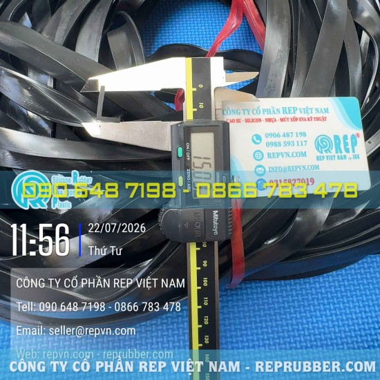 L-shaped EPDM rubber seal (10x15x2) – great price, custom-manufactured.