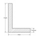 L-shaped EPDM rubber seal (10x15x2) – great price, custom-manufactured.