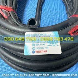 Soft, lightweight EPDM foam rubber seal (E-profile, 20x19x2 mm) that fits snugly into the installation gap