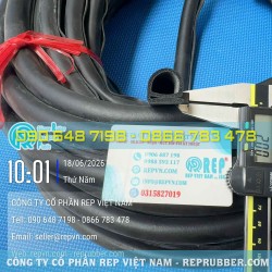 Soft, lightweight EPDM foam rubber seal (E-profile, 20x19x2 mm) that fits snugly into the installation gap