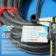 Soft, lightweight EPDM foam rubber seal (E-profile, 20x19x2 mm) that fits snugly into the installation gap
